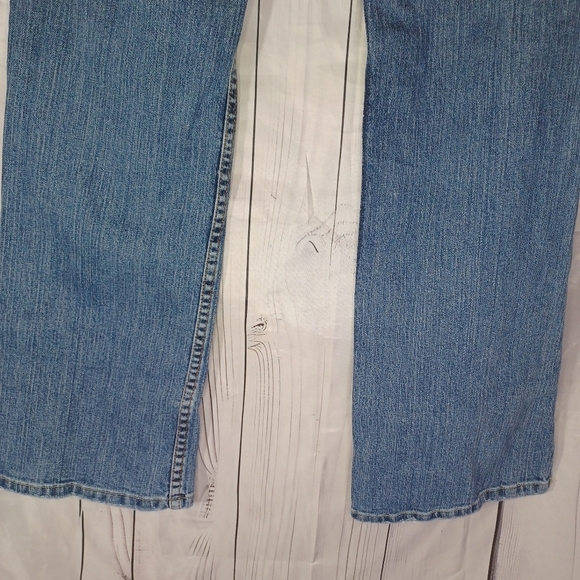 Lucky Brand Dungarees Wondering Scarlett Calassic Blue Denim Jeans - Picture 9 of 14